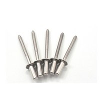 스텐 리벳 닫기 엔드 리벳 304402 스테인레스 스틸 중공 리벳 리벳 리베 티 밀폐 리벳 M3.2 4.0 4.8mm x 6, 05 3.2x14_02 50 개