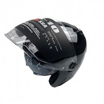 MTM MT-22 오토바이 전기 바이크 RS-10 알에스텐 썬바이저 더블쉴드 스쿠터 오픈페이스 클래식 일반모 하이바 헬멧, XL, 화이트