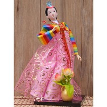 한국 한복인형 공예 조각 장식소품 선물 피규어 전통, AC