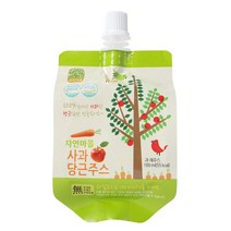 *본사판매* 자연마을 사과당근주스 착즙 과일 사과즙 과채 주스 유아음료, 10개, 100ml