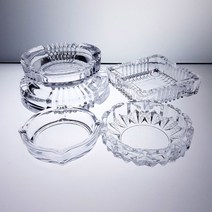 크리스탈 재떨이/재털이 회장실재털이, 3.7006원형재떨이소