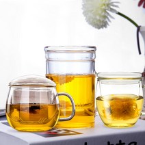 오디스샵 인퓨저 찻잔 내열유리 티머그 차거름망, 09_브라이트320ml_1235841