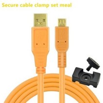 [해외] USB 2.0MICROB 5 핀 케이블 고 가시성 오렌지 카메라 케이블 A7S2 A7S A7R A7M 소형 SLR 온라인 카메라 케이블 3M5M8M, CA-B06-ST-PJ 3m