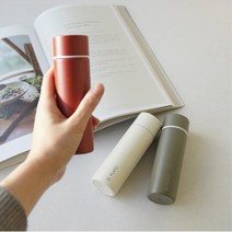 휴대용 에스프레소 텀블러 미니 한약보온병 차량용 물통 중학생 스텐텀블러 밀폐 이쁜 보온보냉, 브릭