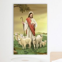 꾸밈 iw564-주예수그리스도세로중형노프레임 액자, 4타입