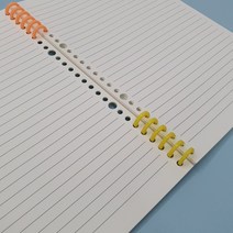 6공 블랙 루즈링 똑딱링 클릭링 바인더링 5Set 책제본 서류링 플라스틱링 집게형 재료