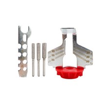 체인톱연삭기 체인톱날 야스리 전기 톱 샤프닝 키트 그라인더 폴리싱 어태치먼트 세트 체인 툴 드릴 로타리 악세사리, [01] red 1 set