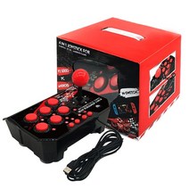 조이 스틱 철권 오락실 마메 아케이드 패드 컨트롤러 스위치ps3pcandroid 4 in 1 usb 게임 스트리트 파이터 용 새로운 로커 게임 터보 게임, a