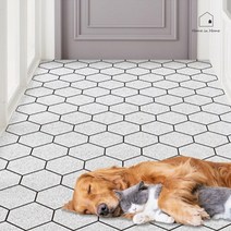 홈인홈 디자인 코일매트 R044, 08.헤링본C(블랙화이트)