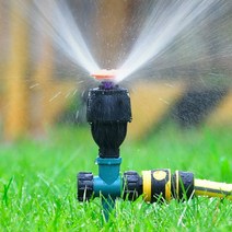 정원 헤드 비닐하우스 스프링클러 다용도 360도 물분사기 잔디 회전 텃밭 스프링쿨러 1자, 1구 스프링쿨러