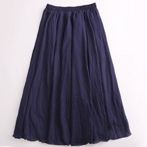 여성 린넨 스커트 데일리 패션 심플 무지 빈티지 오버핏 여자 면마 치마 2023 linen skirt XK0150