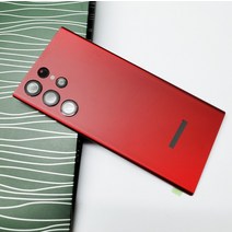 2023 홈바 테이블 삼성 갤럭시 S22 울트라 5G 후면 유리 하우징 카메라 렌즈 및 접착제 예비 부품에 대한 O, 한개옵션1, 07 빨간