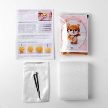 코바늘뜨기 DIY 동물친구 양모펠트 키트(어흥시바견) 인형만들기, 상세페이지 참조, 상세페이지 참조, 상세페이지 참조