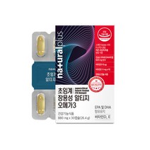 환불보장 알티지오메가3 초임계 장용성 알티지오메가3 880mg x 30캡슐 EPA DHA s20365