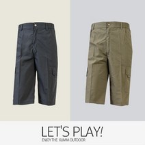 마운틴가이드 여름 등산복 단체복 작업복 기능성 남성 카고 7부바지 LAM-P72213