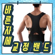 척추교정밴드 굽은등펴기 굽은 어깨 교정기 척추교정기구, 교정 밴드 (XL)
