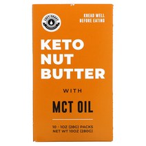 mct 오일이 함유된 케토 너트 버터 10팩 각 1oz(28g)