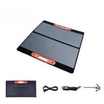 태양광 태양열 충전기 휴대용 접이식 패널 태양전지 캠핑 파워뱅크 보조배터리 차량용 12V, 100W 태양판패널, 1개