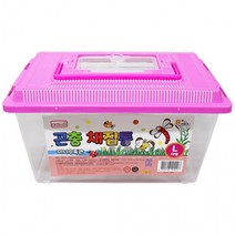 미니수족관 사육통 햄스터 장수 대형 곤충채집통 달팽이, 단품