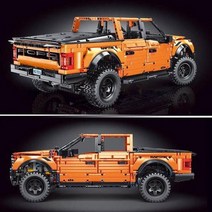 DIY MOC T5014 하이테크 포드 랩터 F-150 1: 8 모델 레이싱 자동차 42126 빌딩 블록 벽돌, 03 3249 PCS