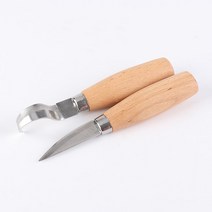 조각기 우드카빙 조각칼 아트나이프 조각도 끌 목공구 우드카빙키트 접도 2개/대 나무 조각 손 치즐 도구