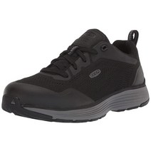 KEEN Utility Sparta II 여성용 알루미늄 토 정전기 방지 운동용 작업화 스틸 그레이블랙.227846