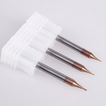 HRC60 HRC55 초경 소형 직경 엔드 밀 2 플루트 밀링 커터 텅스텐 강 절삭 공구 CNC 미세 조각 가공, [02] 0.3xD4xL50mm-2F, [02] HRC55 -2F, [02] 5  PCS