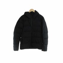 유니클로 블랙 덕다운 하프패딩점퍼 남자 M 4358