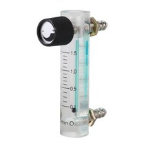 0115LPM 산소 공기 가스 용 제어 밸브가있는 15L 유량계, 1.5LPM