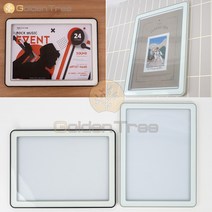 골든트리 부착식 슬라이딩 프레임 A4 POP꽂이 행사 홍보 액자 게시판 꽂이판