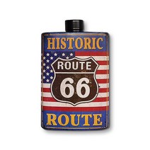 더웨스트 빈티지 철제 술병 모양 벽장식 인테리어 장식 소품, 4.ROUTE66