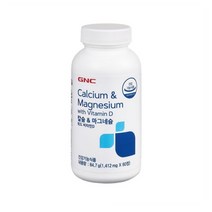 GNC 칼슘 앤 마그네슘 60정 x 1개, 상세페이지 참조, 상세페이지 참조, 상세페이지 참조