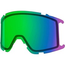 스미스 Squad S 스키 고글 교체용 렌즈, Chromapop Everyday Green Mirro, One Size
