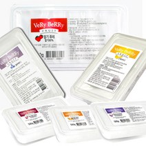 포베이커 선인 베리베리 냉동 퓨레 500g 모음 카페 음료 아기 과일 이유식, 배퓨레 500g