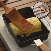 3종 고급 캠핑용 가정용 아카시아 나무 우드 티크 조리도구 뒤집게 뒤집개 주걱, 뒤집개 중