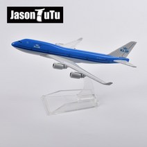 jason tutu 16cm klm boeing 747 비행기 모델 항공기 diecast metal 1400 scale plane model dutch Airlines 선물 컬렉션, KLM 보잉 747