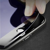 더조은셀러 아이폰 8 7 6 플러스 시력보호 필름 곡면 풀커버 강화유리필름 유리 탄성, 1매입