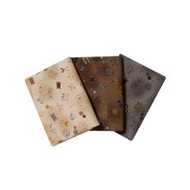 퀼트패키지 소잉 아이템 프린트 원단 1/4마 3종