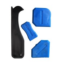 저렴한 4/9Pcs 창문 실리콘 실란트 스프레더 주걱 마무리 코킹 도구 시멘트 제거 삽 그라우팅 세트, 04 C-blue