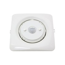삼창 3.5인치 재실감지센서 사각 유백 매립형 각도조절가능 초절전형 모션감지 전자식 스위치 국산 사용중 천장 매입형 동작감지센서 화장실 환풍기 마이콤칩 내장 조명 자동 점소등