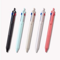 제트스트림507 3색 멀티 유성볼펜 검정색 잉크량70%증량 기존 리필심 호환가능 0.5mm/0.7mm SXE3-507-05 SXE3-507-07 NEW투톤컬러, 제트스트림3색 507-0.5mm, w.라이트핑크