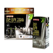 삼육두유 검은참깨 고칼슘 두유 16팩 190ml