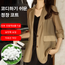 여성용 봄여름 슈트 자켓 넓은 핏과 시원한 거즈 소재의 레이스 셔츠