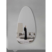 전신 거울 벽걸이형 편집샵 옷가게 피팅 거울 조약돌, 다른 60x160(벽걸이형) 아니요