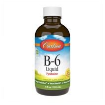 칼슨랩 비타민B6 액상 피리독신 HCI 메타볼리즘 베리 레모네이드맛 120ml