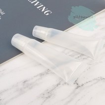 올몰 반투명 미니 튜브형 공병케이스 리필용기 튜브공병 소분공병, 10ml