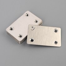10P 선반 의자 책상 수리 나무 연결철 직사각 평철
