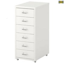 헬메르 이동식서랍유닛 화이트 28x69cm 사무용서랍 학생서랍 철제수납