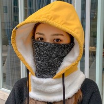 Joyce shop 여성 후드넥워머 나이스 방한모자넥워머 겸용