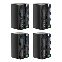 카메라 배터리 호환 NP-F970 NP-F960 NP-F750 소니 CCD-TRV58 CCD-TRV51 CCD-TR3300 HDR-AX2000 DSR-PD150 Bateria 78, 4 battery
